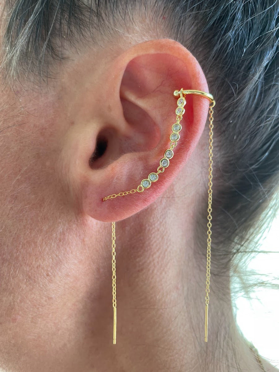 Slengsnor øredobb- cuff